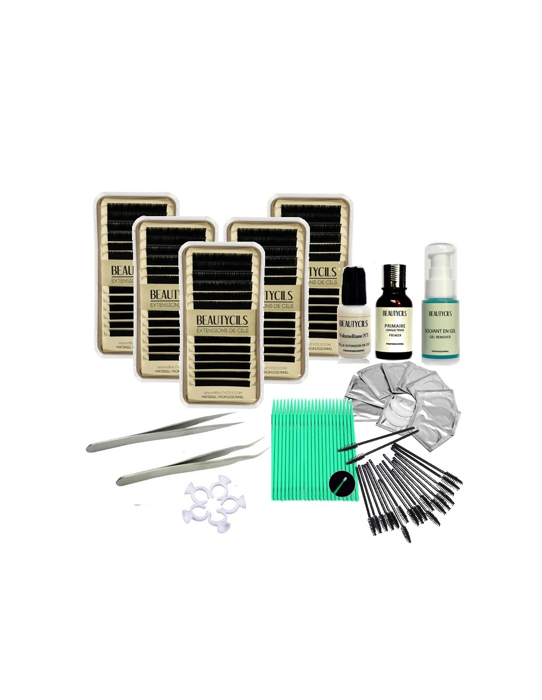 Kit de Extensión de pestañas Cil Cil para Principiantes BeautyCils