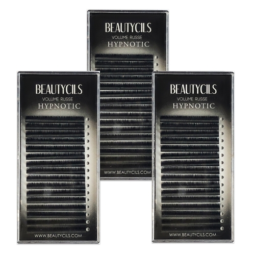 0.05 mm Lot de Cils Soie Volume Russe