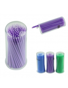 Micro disposable brush for eyelash extension